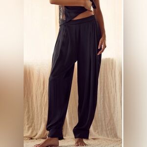 By Anthropologie Silky Slouchy Lounge Pants
